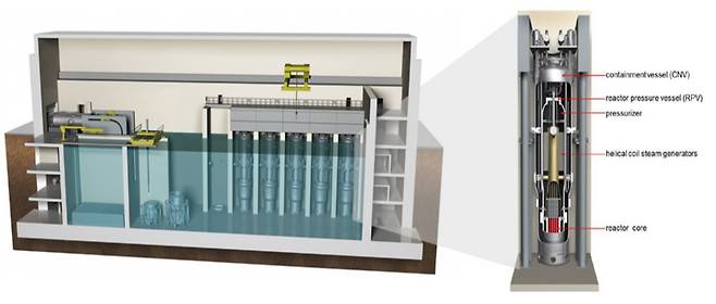 뉴스케일이 개발하는 SMR 구조도 /이미지=에너지경제연구원