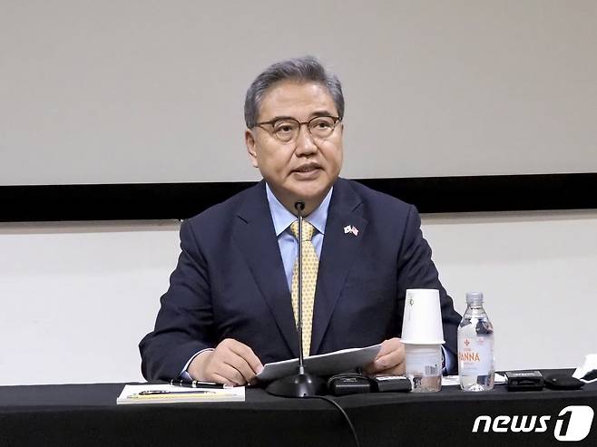 박진 외교부 장관. (워싱턴 특파원단) © 뉴스1