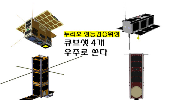 누리호에 탑재됐던 큐브샛이 오는 7월 5일까지 순차적으로 우주로 사출된다. [사진=항우연]