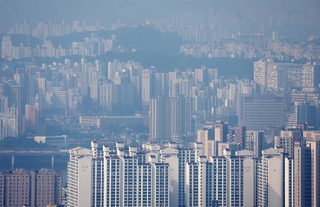 서울시내 아파트 단지. [연합]