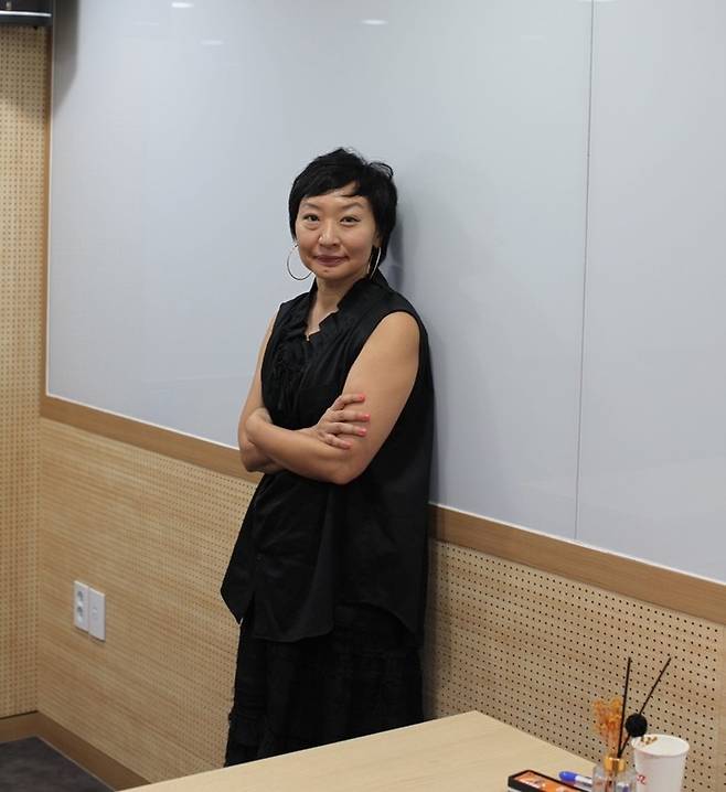 [서울=뉴시스] 캐시 박 홍 작가 기자간담회 (사진=마티 제공) 2022.06.30. photo@newsis.com *재판매 및 DB 금지