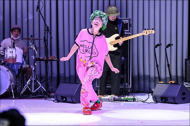 안은미 솔로 '은미와 영규와 현진' 리허설 현장. 2022.006.30. (사진=세종문화회관 제공) photo@newsis.com  *재판매 및 DB 금지