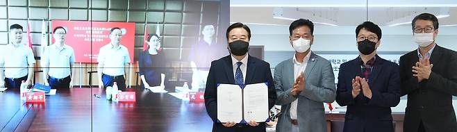 2+2 학위과정 운영 온라인 협약  [우석대학교 제공]