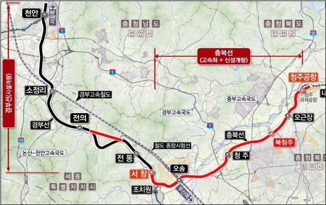 사업 노선도 [충북도 제공. 재판매 및 DB 금지]