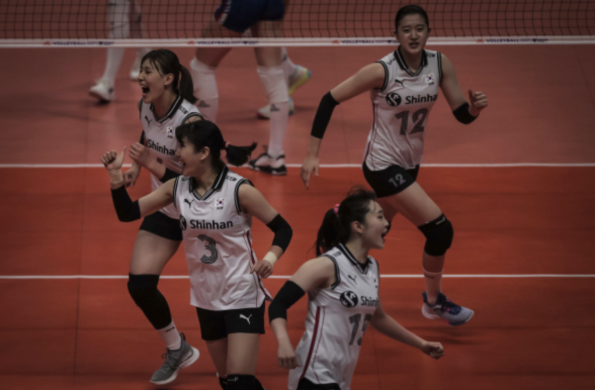 한국여자대표팀. 사진｜VNL 홈페이지