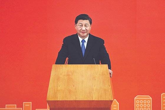 30일 홍콩을 방문한 시진핑 중국 국가주석. [AP=연합뉴스]