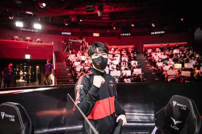 T1의 '오너' 문현준.&nbsp; &nbsp;라이엇 게임즈