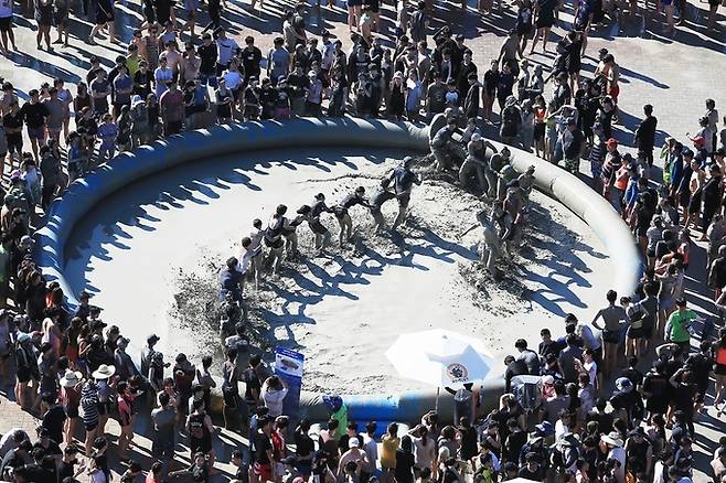 보령머드축제 모습. 보령시 제공