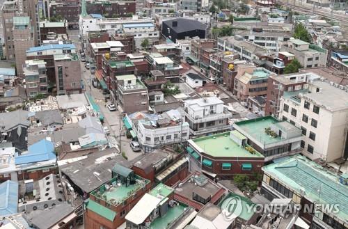 서울 한 빌라촌의 모습 [연합뉴스 자료사진]