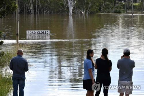 지난 4월 집중 호우로 홍수가 난 호주 뉴사우스웨일스(NSW)주 [AFP 연합뉴스 자료사진. 재판매 및 DB 금지]