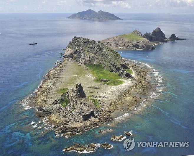 센카쿠(尖閣) 열도(중국명 댜오위다오<釣魚島>) [교도=연합뉴스 자료사진]