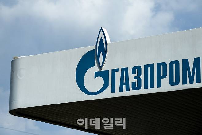 러시아 국영 가스기업 가스프롬 로고. (사진=AFP)