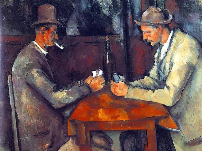 폴 세잔, 카드놀이 하는 사람들