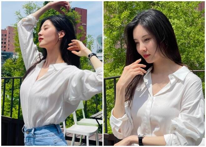 Singer and actor Seohyun boasted a pure beauty.On the 11th, Seohyun posted several photos on his instagram with the phrase Happy today.Seohyun poses beautifully on the terrace of the building, with a gentle smile, enjoying the sunshine, creating a purity.The beauty of the Seohyun, which was flooded under the sunshine, attracted attention.Meanwhile, Seohyun is currently appearing on The Couple of the Jinx.