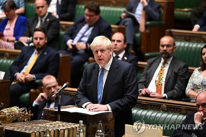 보리스 존슨 영국 총리 [UK Parliament/Jessica Taylor 제공·로이터 연합뉴스 자료사진. 재판매 및 DB 금지]