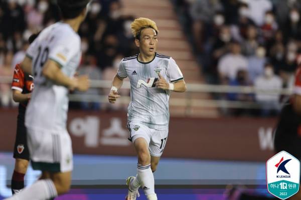 전북 현대의 쿠니모토 다카히로. 사진|한국프로축구연맹