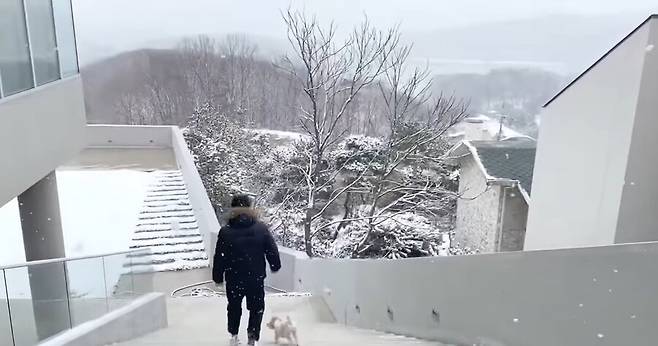 ▲ 강기영 집. 출처ㅣ강기영 반려견 유튜브