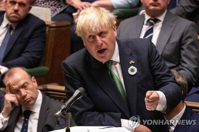 보리스 존슨 영국 총리 [Jessica Taylor/UK Parliament 제공·AFP 연합뉴스 자료사진. 재판매 및 DB 금지]