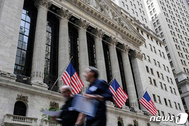 NYSE 빌딩. © AFP=뉴스1