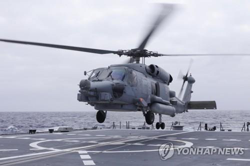 MH60R 시호크 해상작전헬기 [한국 해군 제공. 재판매 및 DB 금지]