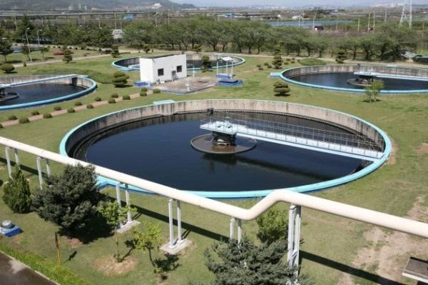 SK에코플랜트가 2020년 인수한 종합환경기업 EMC의 경산 하수처리시설