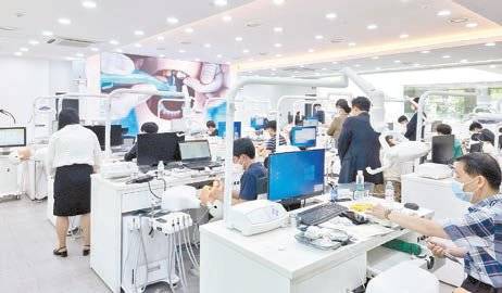 유한양행의 치과 전용 교육센터에서는 다양한 치과용 제품을 체험할 수 있다. 사진 유한양행