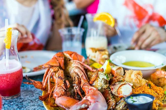 하와이의 신선한 해산물(호텔스닷컴 제공)© 뉴스1