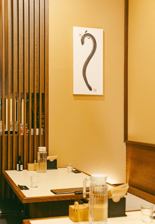 식당 분위기마저 일본스럽다