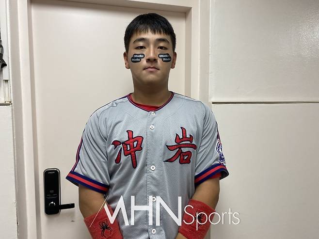 충암고 포수 김동헌 사진=박연준 기자