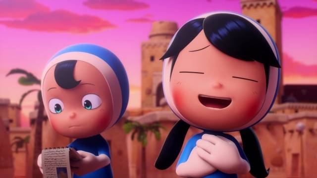 유미의 이성 세포(왼쪽)와 사랑에 빠진 감성 세포. 티빙 제공