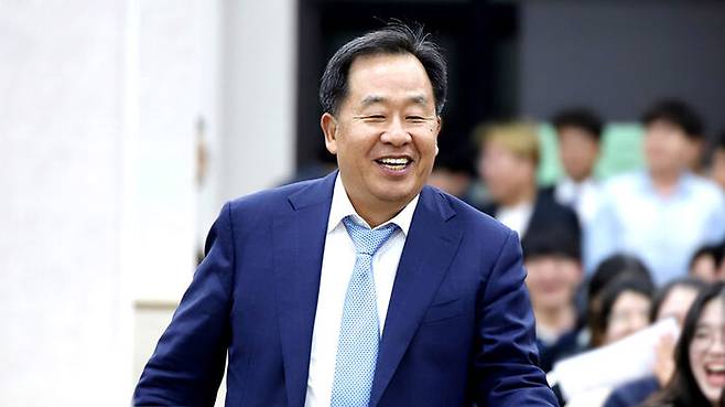 메가스터디 그룹 손주은 회장 외부 초청 강연 모습