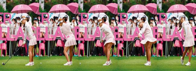 윤이나의 스윙 모습. [사진 제공 · 박태성 작가]