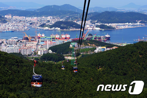 통영케이블카 (통영관광개발공사 제공) © News1 이상욱 기자