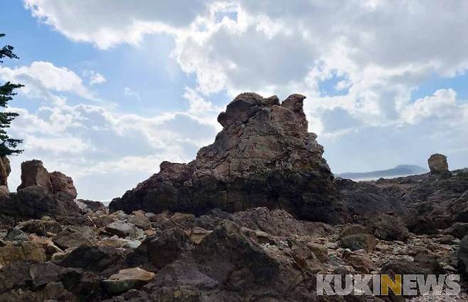 독수리 형태의 바위