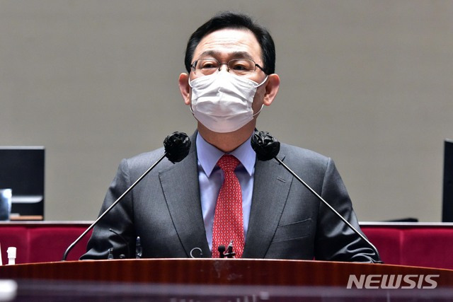 [서울=뉴시스]전진환 기자 = 국민의힘 주호영 의원. (공동취재사진) 2021.03.05. photo@newsis.com