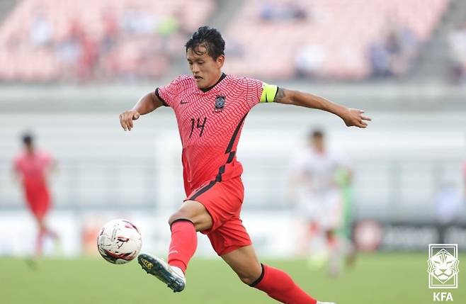 A매치 데뷔골을 넣은 홍철 [대한축구협회 제공. 재판매 및 DB금지]