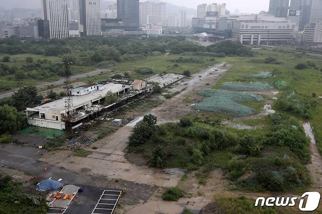 서울 용산구 용산정비창 모습. © News1 민경석 기자