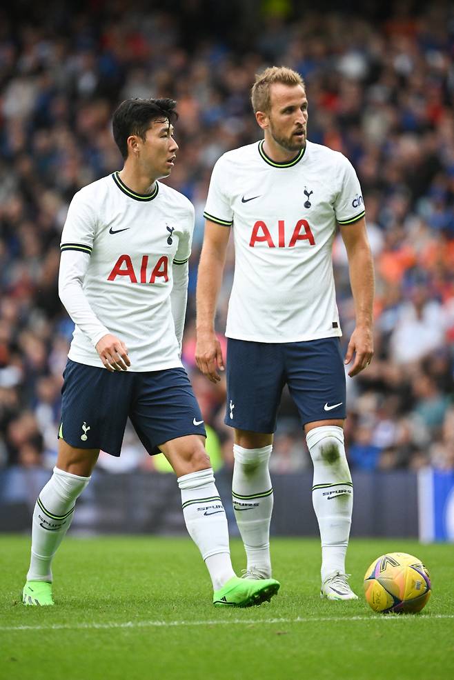 손흥민(왼쪽)과 해리 케인. AFP연합뉴스