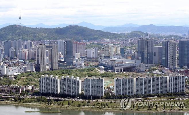 토지거래허가구역 지정된 용산 정비창 부지 일대 [연합뉴스 자료사진]