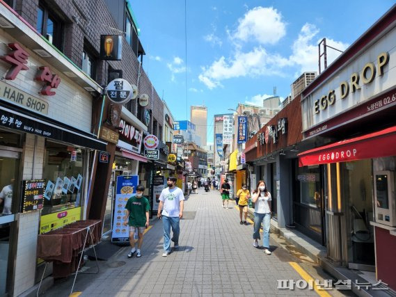 26일 서울 동작구 노량진동 공시촌 골목. 사진=김동규 기자