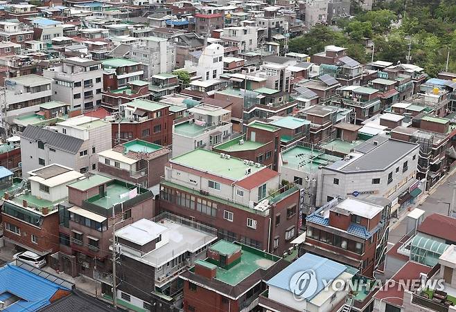 서울의 한 빌리 밀집 지역 [연합뉴스 자료사진]