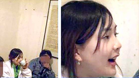 토키히로 사토 일본예술대학 교수가 페이스북에 공개한 김건희 여사의 2002년 당시 모습. [페이스북 캡처]