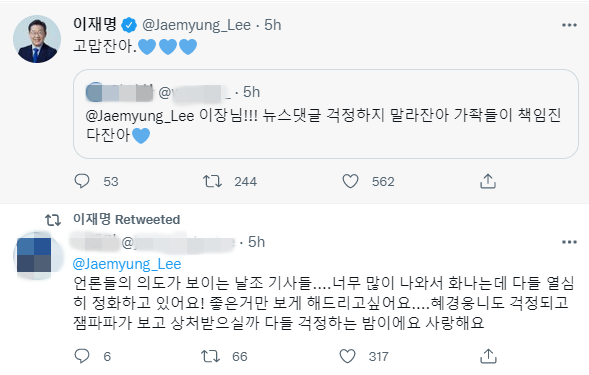 이재명 더불어민주당 의원 트위터 캡처