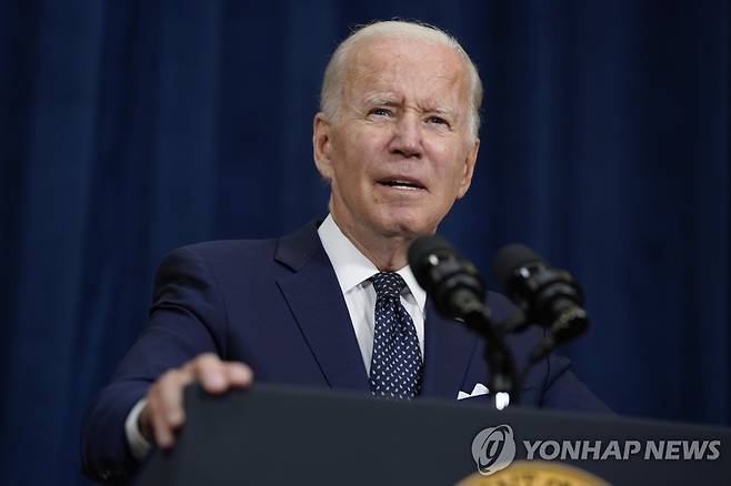 조 바이든 미국 대통령 [AP 연합뉴스 자료사진. 재판매 및 DB 금지]