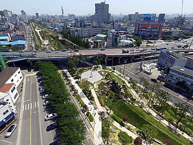 경북 포항시 철길숲 전경. 포항시 제공