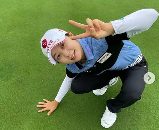 골프선수 김효주가 세계 여자 골프 랭킹 8위에 올랐다. /사진=김효주 인스타그램