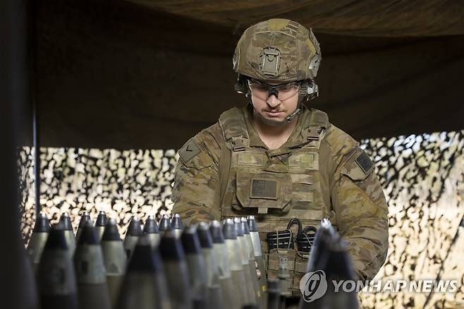 군사 훈련에 참여하는 호주 군인  (EPA=연합뉴스)