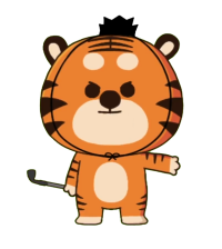 라인업 쇼츠 진행자 '꼰랑이'는 귀여운 수다쟁이 호랑이다.