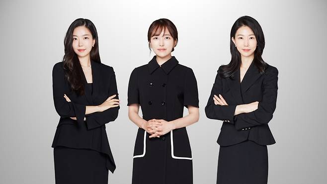 법무법인 태림 이혼전문팀(왼쪽부터 오상원 변호사, 하정림 변호사, 김선하 변호사)/사진제공=법무법인 태림