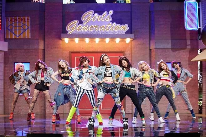 소녀시대 곡 중 가장 파격적이라는 평을 듣는 '아이 갓 어 보이'. SM엔터테인먼트 제공